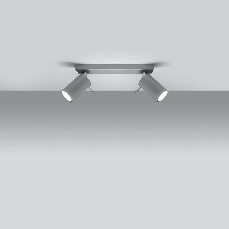 Modern Steel Ring Ceiling Lamp - GU10