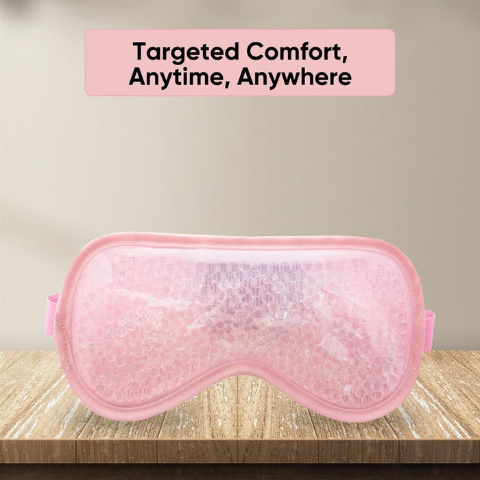 ASAB Gel Eye Mask Pink AS-05053: Soothing Treatment for Aches and Pains, Contours to Face, Easy to Use and Reusable
