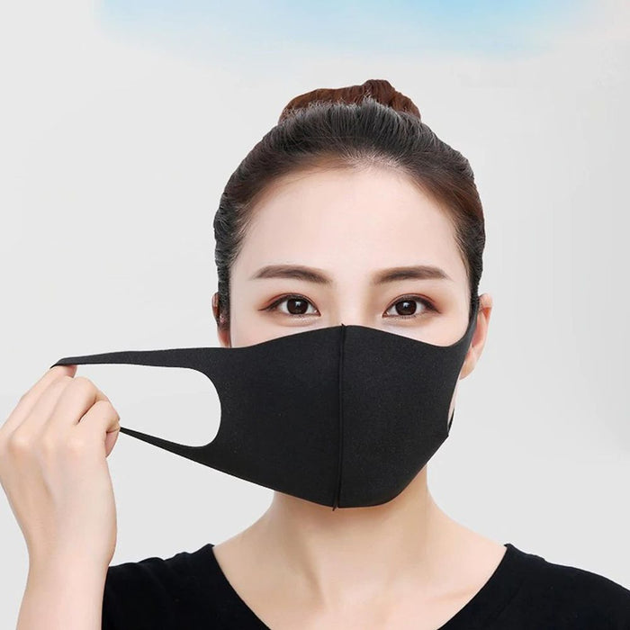 EBAY ONLY - Reusable Fashion Face Mask BLACK  PMS-755006-BLACK