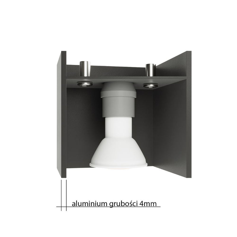 Modern Aluminum Wall Lamp - Quad Collection, G9