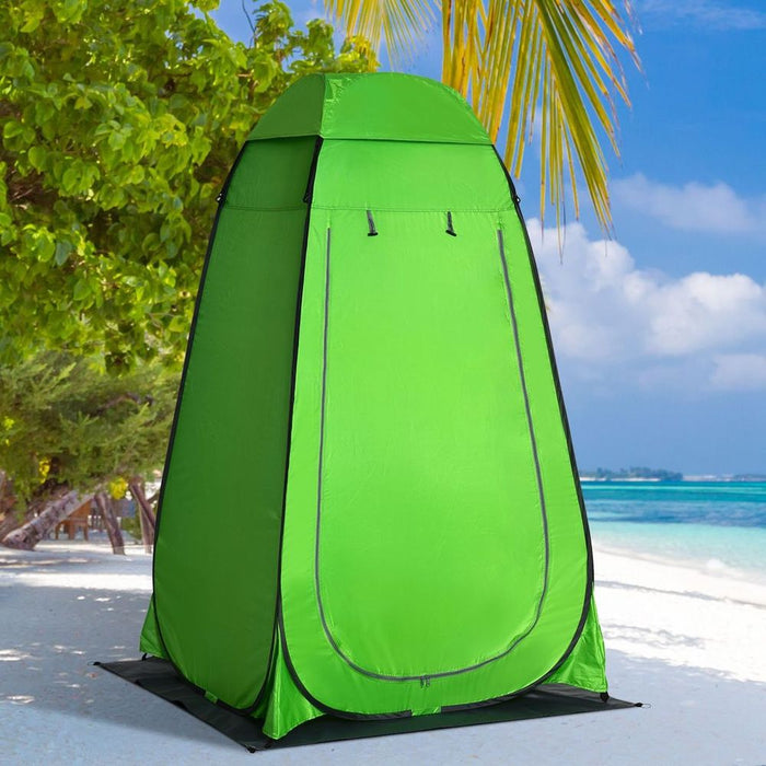 Portable Camping Shower Tent - Pop Up Design, Outdoor Dressing Changing Room