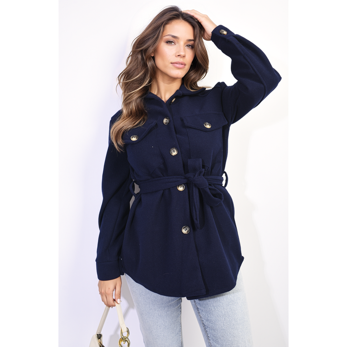 Quinn Belted Shacket - Stylish, Comfortable, and Versatile! Upgrade Your Fall Wardrobe Today! 🧥🌟