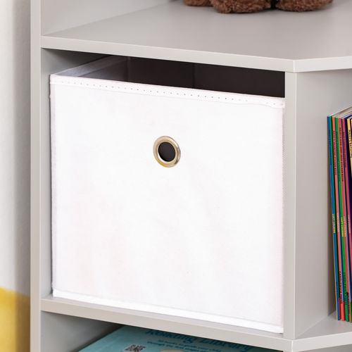 HOMCOM Kids Storage Cabinet Corner Toy Storage Organizer Children Bookcase Rack for Children's Play Room/Bedroom with Anti-tipping Hardware Drawers, Grey