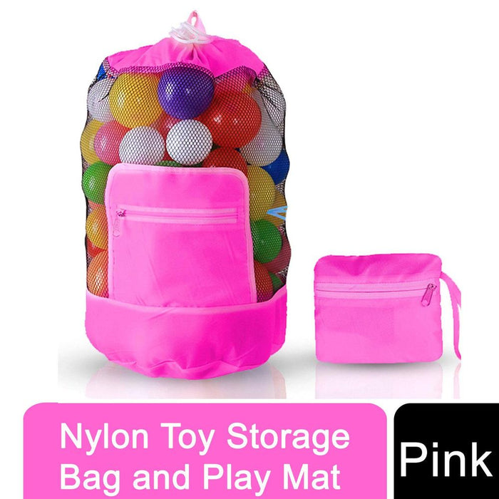 Doodle Toy Storage Bag & Play Mat - Pink