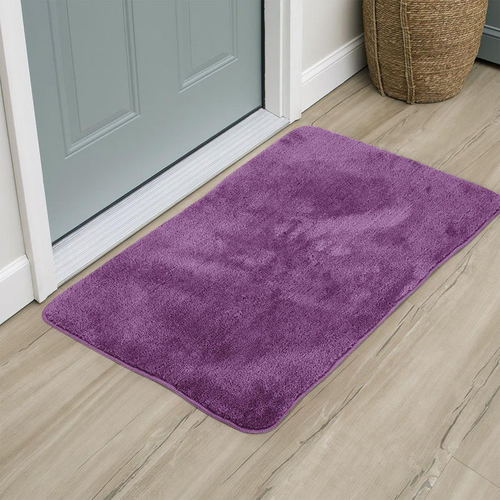 Luxury Purple Bath Mat - 60x90cm - Ultra Soft & Fluffy - Premium Quality