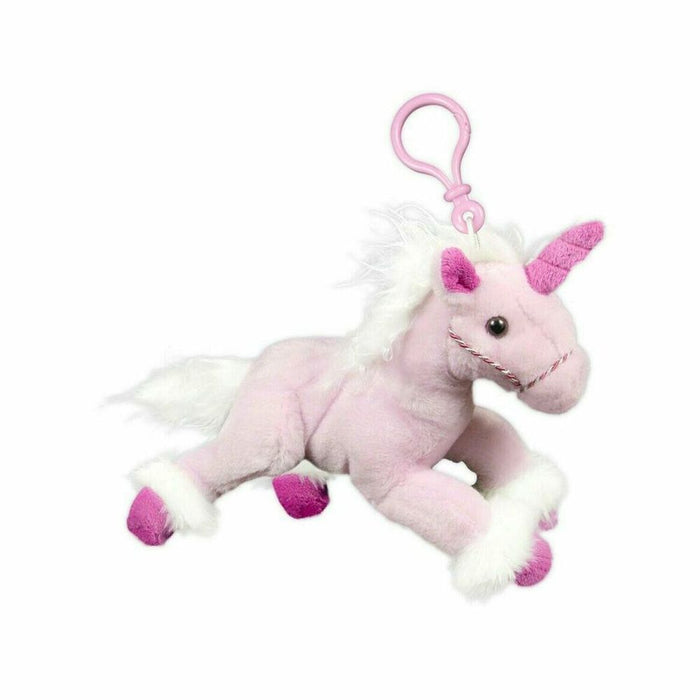 Deluxe 7" Stuffed Unicorn Pendant with Clip - Assorted Colors - Top Quality