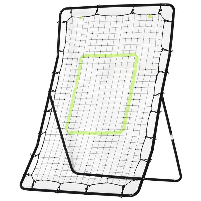 Premium Rebounder Net: Improve Baseball Skills | Kickback Training Equipment by HOMCOM