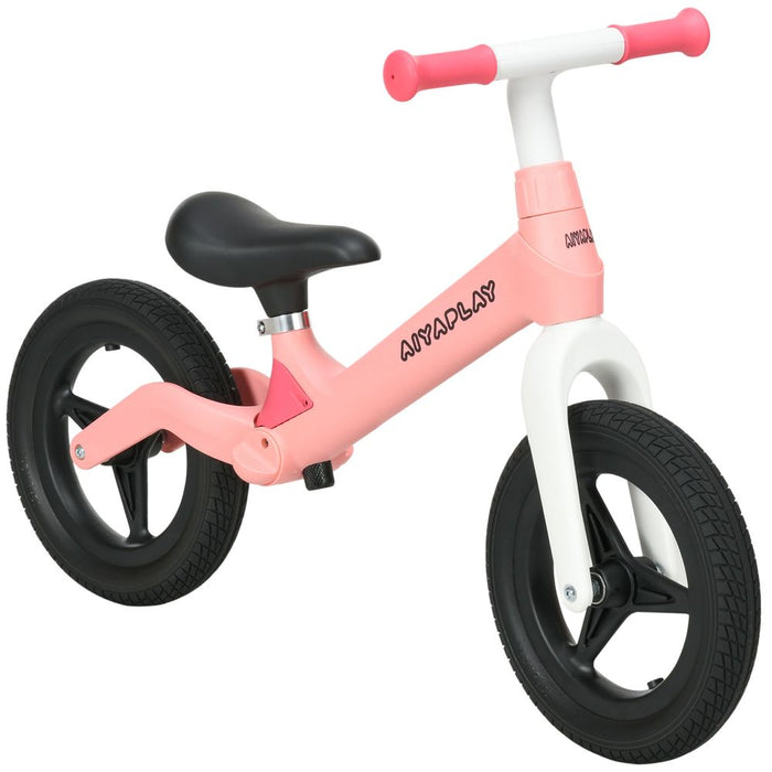 Premium Pink Baby Balance Bike - Adjustable Seat & Handlebar - High Quality & Safe - Ages 30-60 Months