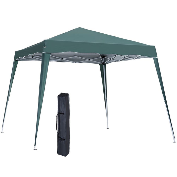 Garden Pop up Gazebo Tent Party Water-resistant Green 2.5M Outsunny