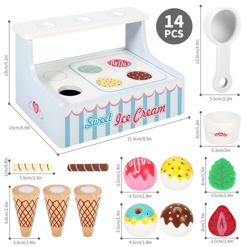SOKA Mini Ice Cream Shop 0000477 – Colorful, Educational Playset