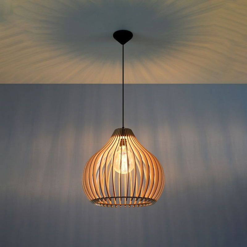 Aprilla Pendant Lamp - Stylish, Scandinavian Design, High-Quality Wood, E27 socket