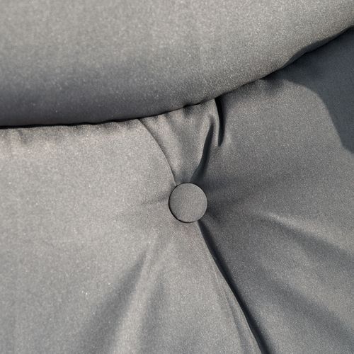 3 Seater Garden Swing Chair & Adjustable Canopy, Cushion & Coffee Tables