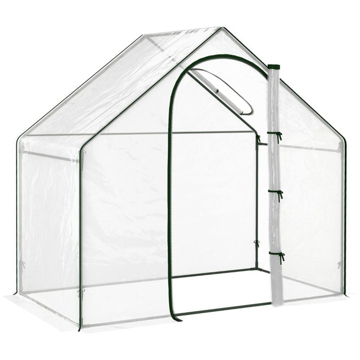 Mini Walk-in Greenhouse | UV-resistant PE plastic cover | Transparent 180L x 100W x 168H cm