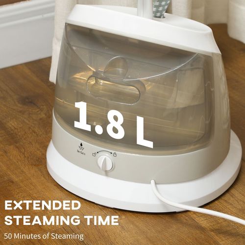 HOMCOM Clothes Steamer, Garment Steamer Clothing Wrinkle Remover, Grey