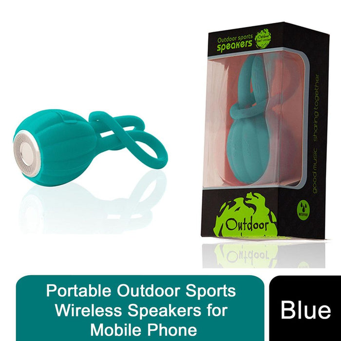 Premium Wireless Portable Outdoor Sports Speakers [Blue] - High-Quality Sound & Versatile Connection - Buy Now!