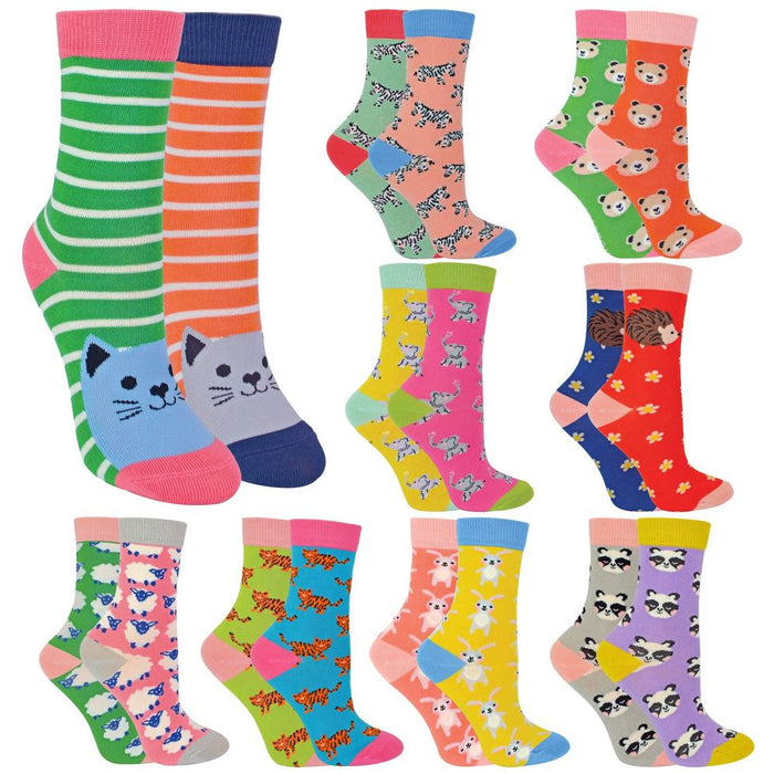 Miss Sparrow - Girls 2 Pack Bamboo Socks