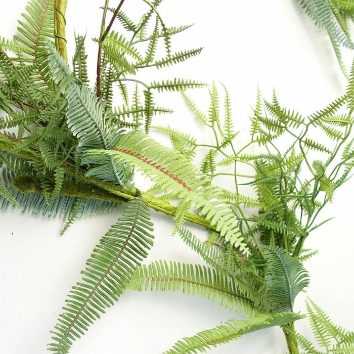 Realistic 180cm Artificial Trailing Fern Garland - High Quality Foliage - Handmade and Durable