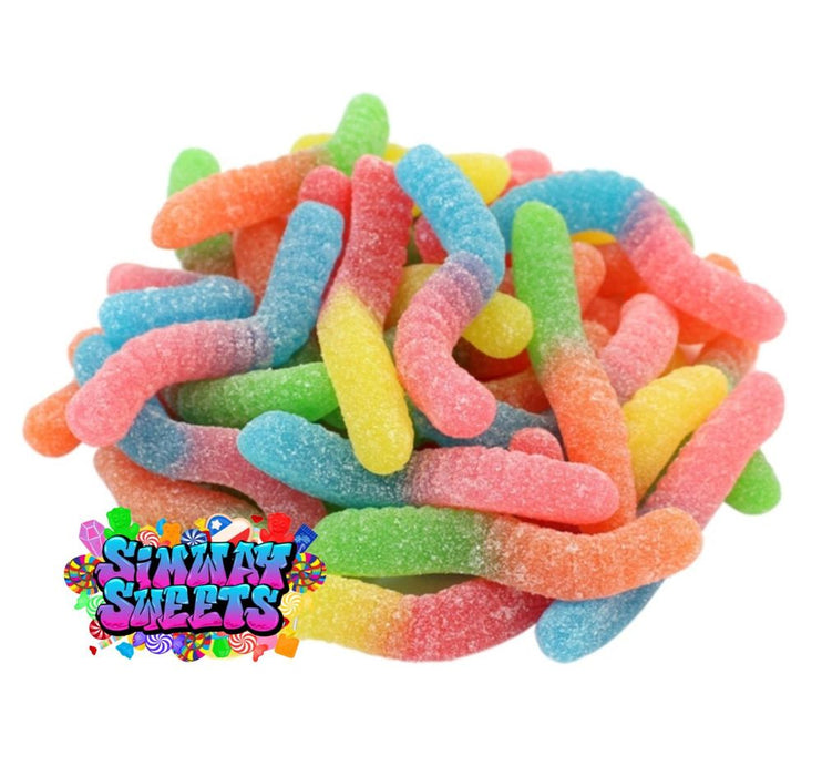 Simway Sweets USA Bulk Toxic Waste Worms 1kg Pouch