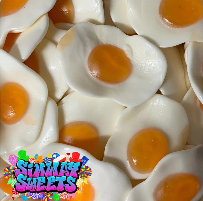 Pick N Mix Vidal Giant Fried Eggs Gummy Jelly Kids Party Treat Bulk