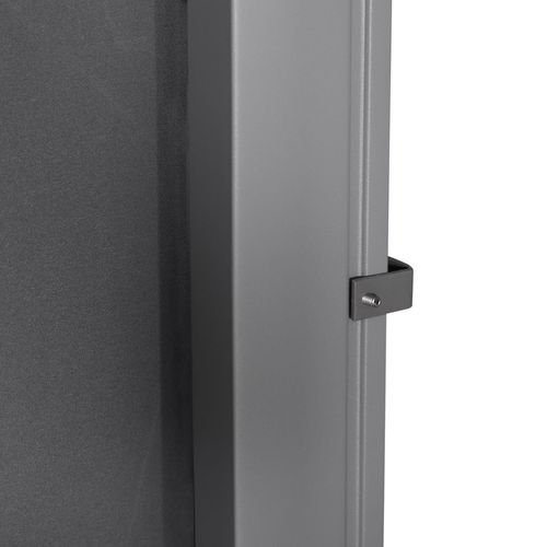 3x1.8M Retractable Side Awning Screen Fence Patio Privacy Divider Grey