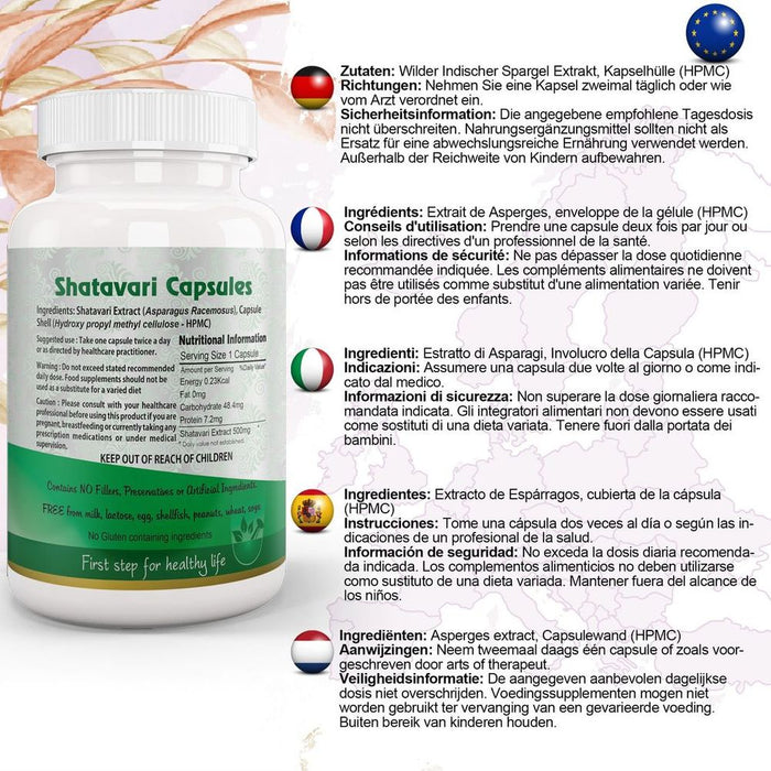 Superior Shatavari Capsule: Highest Quality Female Tonic & Hormonal Balance Support