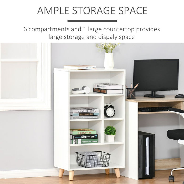 Premium White Bookcase Cube Storage - High Quality, Durable Design for Home Organization