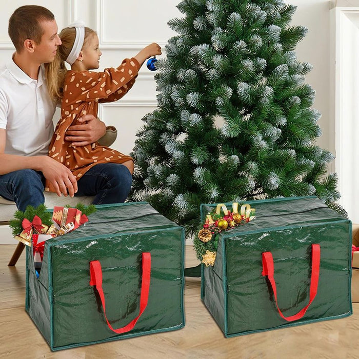 Premium Christmas Baubles & Tinsel Storage Bag - Organize & Protect Your Holiday Decorations