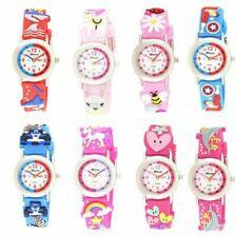 Ravel 3D Kid's Cartoon Time Teacher Watch Available Multicolour & Design Strap R1513