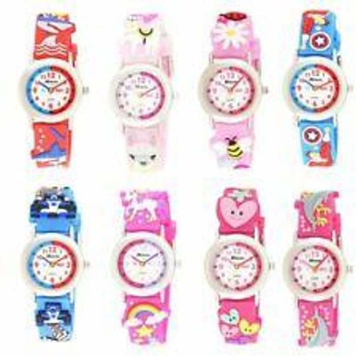 Ravel 3D Kid's Cartoon Time Teacher Watch Available Multicolour & Design Strap R1513