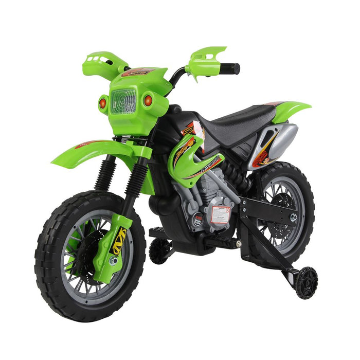 6V Kids Electric Motorbike Motorcycle Ride On for 3-6 Years Red HOMCOM Green