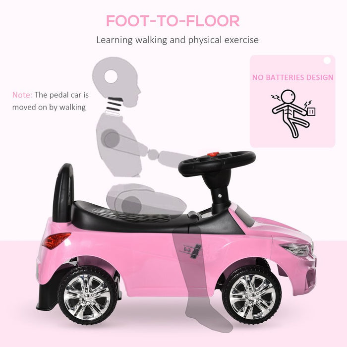 Ride on Car Baby Toddler Walker Foot to Floor Sliding Car Slider Pink