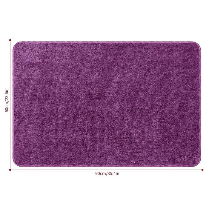 Luxury Purple Bath Mat - 60x90cm - Ultra Soft & Fluffy - Premium Quality