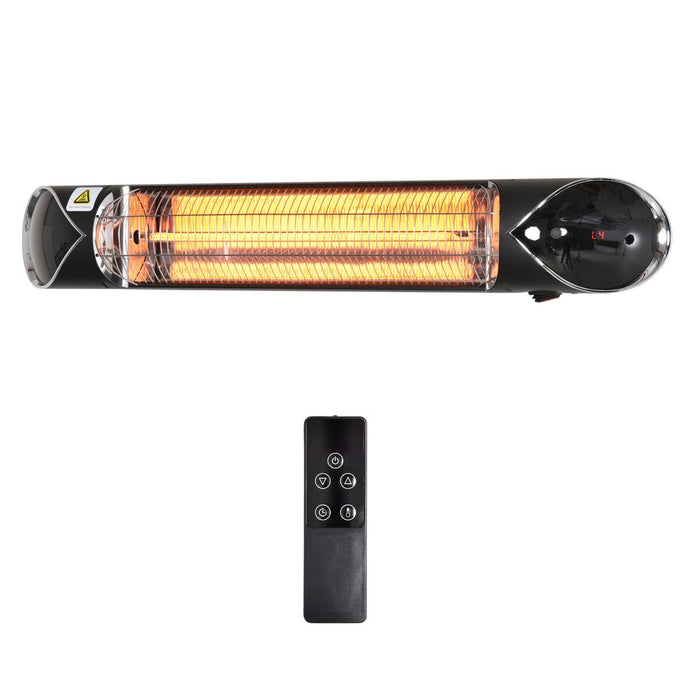 Powerful 2000W Electric Infrared Patio Heater Wall Mounted Carbon Fibre Remote