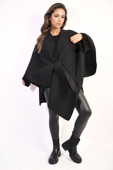 Chic & Warm Amira Batwing Cape Coat