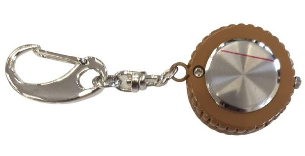 High-Quality Silver Key Chain Clock - IMP735 CLEARANCE! Re-Battery Needed - Shop Now