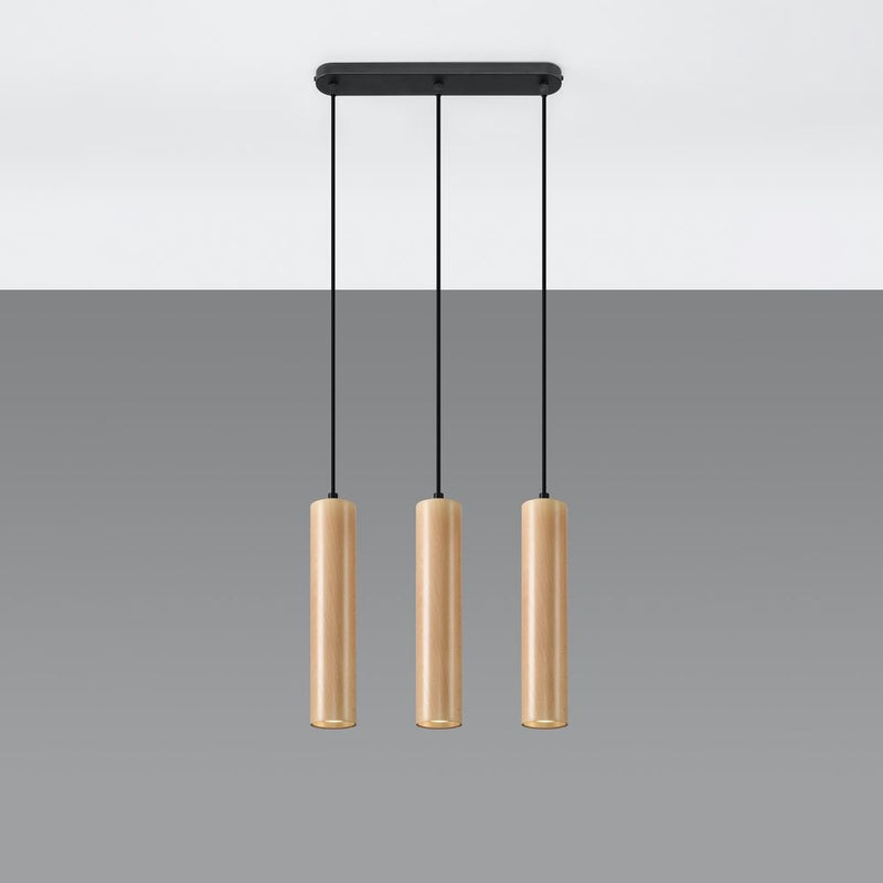 Scandinavian Design Wood Pendant Lamp - High Quality GU10