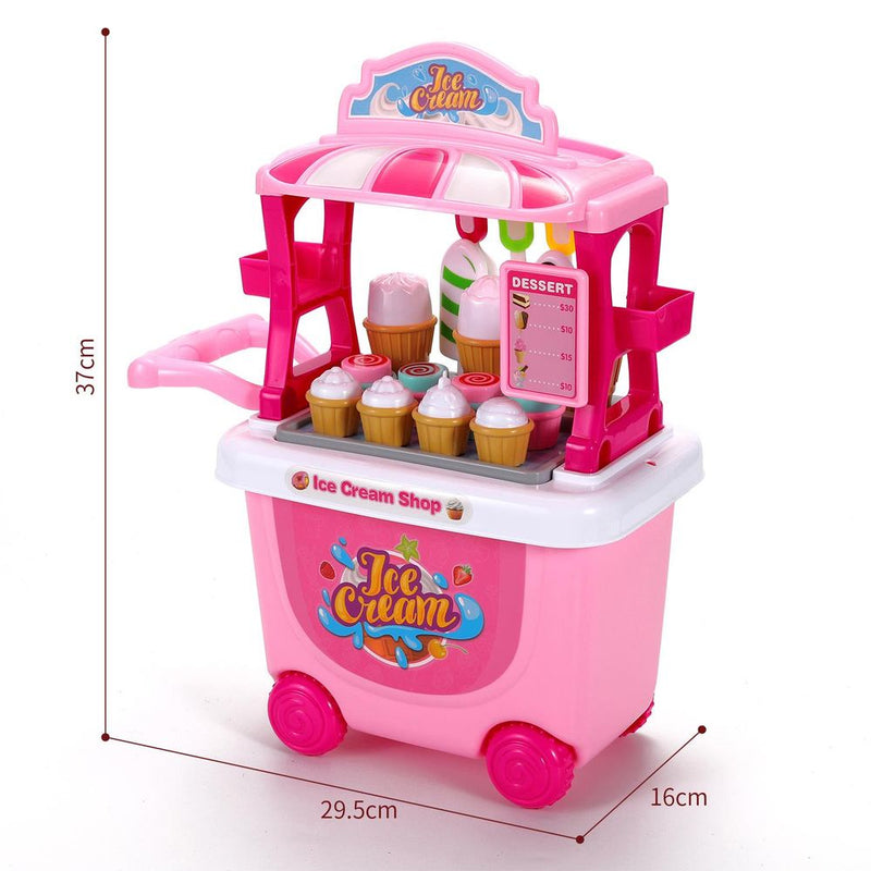 SOKA Ice Cream Trolley - Hours of Playtime, Great Learning Toy, Perfect Gift - 27 Pcs