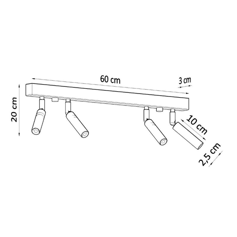 High-Quality Steel Eyetech Ceiling Lamp - Modern Design - G9