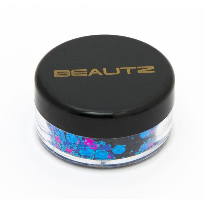 Beautz Chunky Glitter - 5 Varieties - 10ml Pot - 5g of Cosmetic Glitter - Mermaid