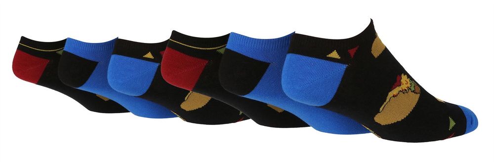 6PK - Wildfeet Novelty Trainer Socks