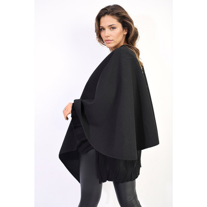 Chic & Warm Amira Batwing Cape Coat