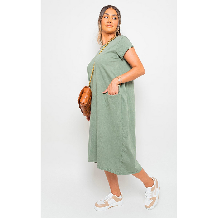 Ultimate Summer Vibes Short Sleeve Midi Dress