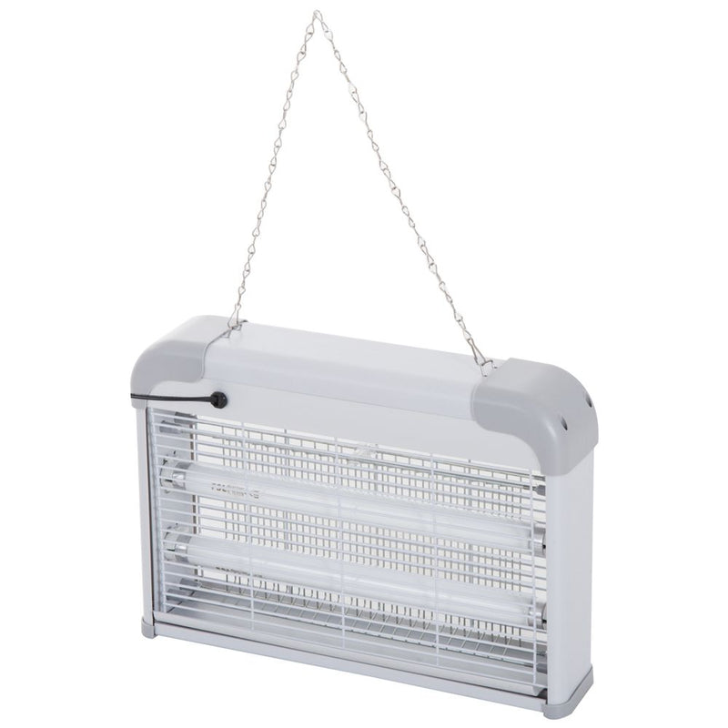 Steel-Grey LED Wall-mounted Portable Mosquito Killer Lamp