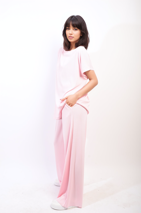 Oversized Top and Wide Leg Trouser Co-ord Set