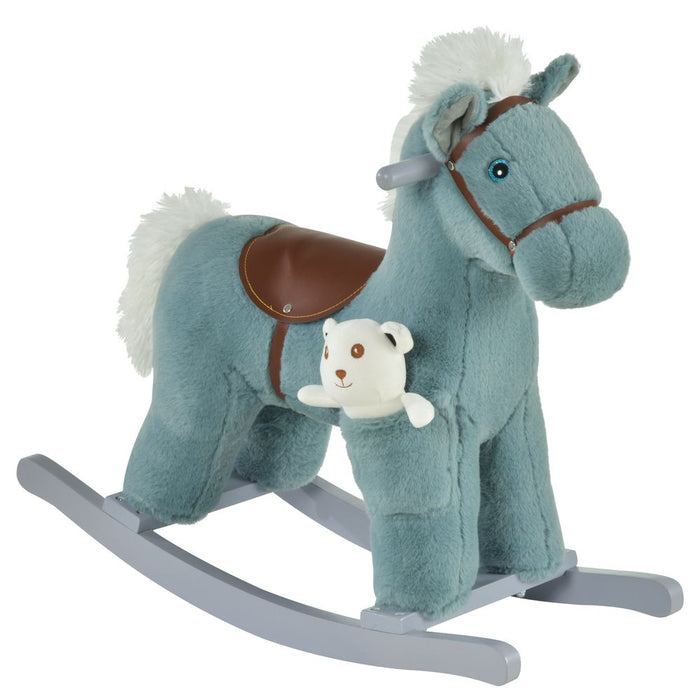 Premium Kids Ride-On Rocking Horse with Plush Sound Grip - High-Quality, Safe & Fun Toy for Ages 18-36 Months