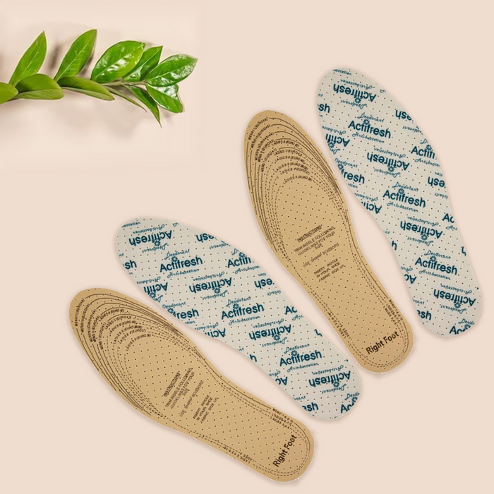 Lemon-scented Foot Insoles for Boots/Shoes - Unisex, Full-Length, High-Quality