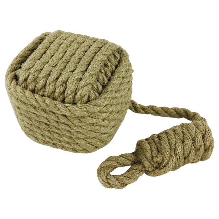 Premium Square Rope Door Stop - Durable & Stylish Door Wedge - Home & Office - 13.5cm x 10.5cm