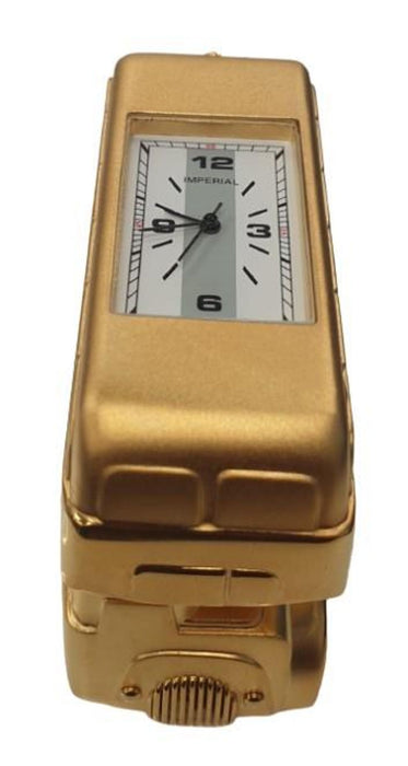 Luxury Brass London Bus Clock - Gold Plated - Top Quality - Limited Stock!