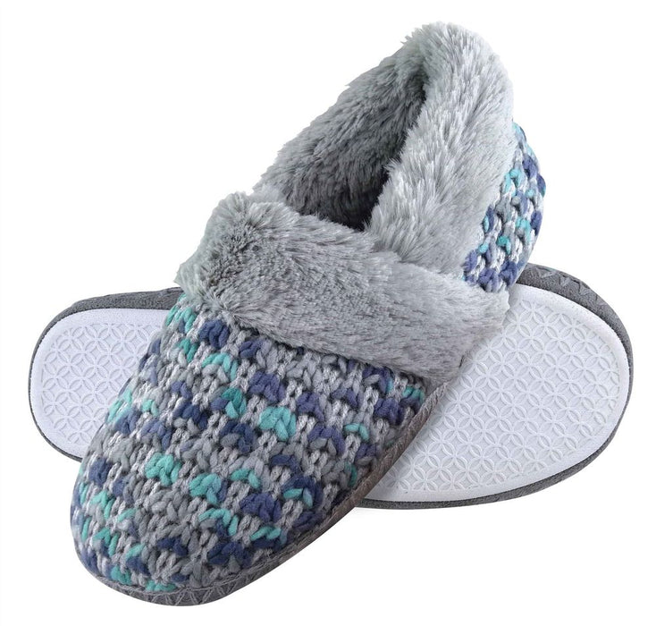 Dunlop - Ladies Slippers - Knitted 8029