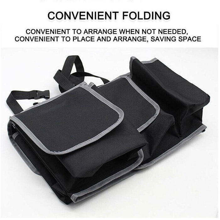 Large Car Boot Organiser Back Seat Hanger Tidy Storage Bag Pocket Hanging Pouch